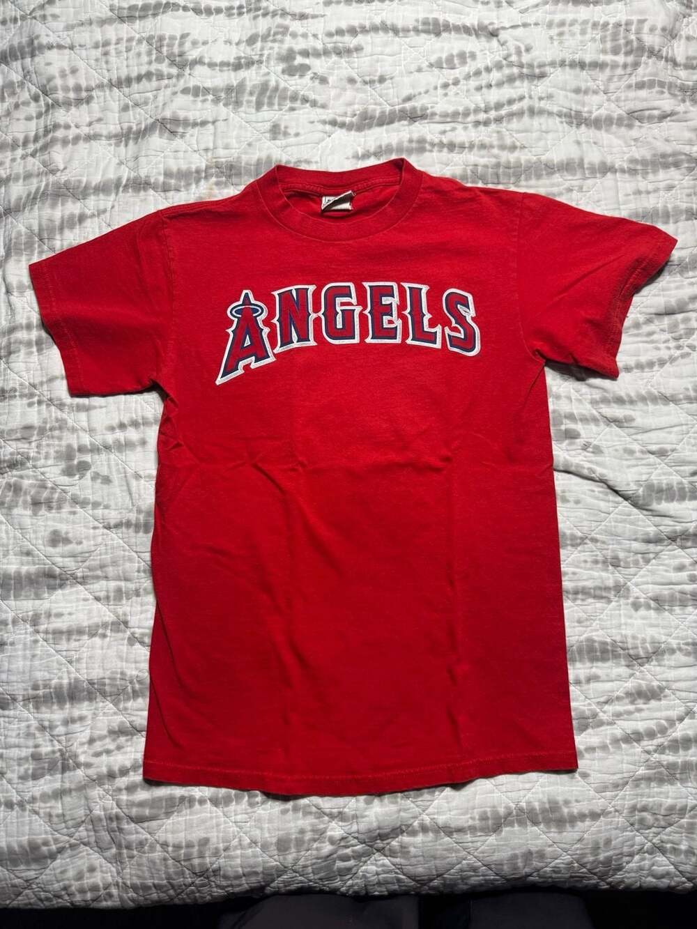 Vintage Lee Sport Los Angeles Anaheim Angels MLB Baseball Red T-Shirt Men's XL
